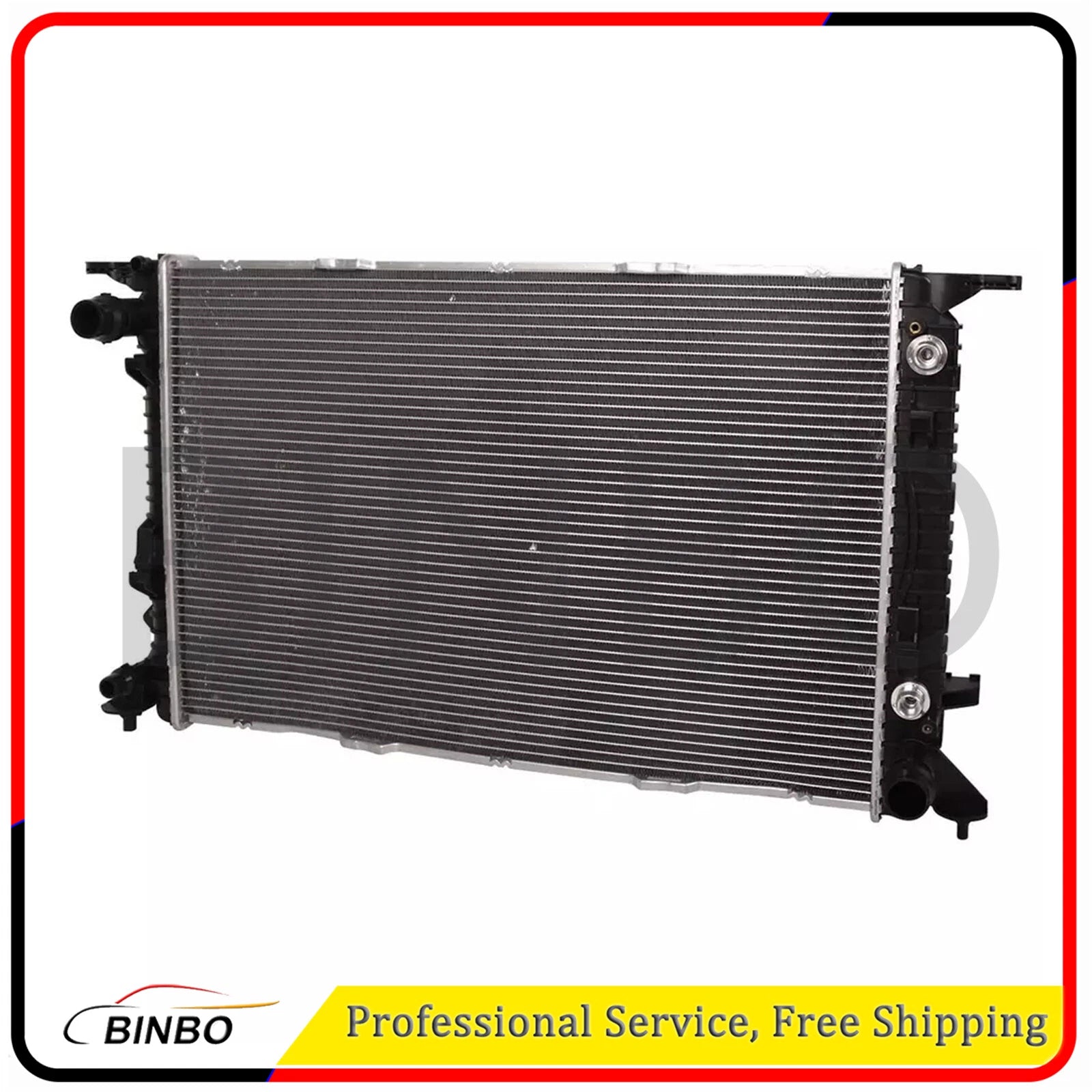 Radiator w/ Transmission Oil Cooler for Audi A4 Quattro Q5 S4 S5 Porsche Macan 07FC0E-D4 - KOEEK