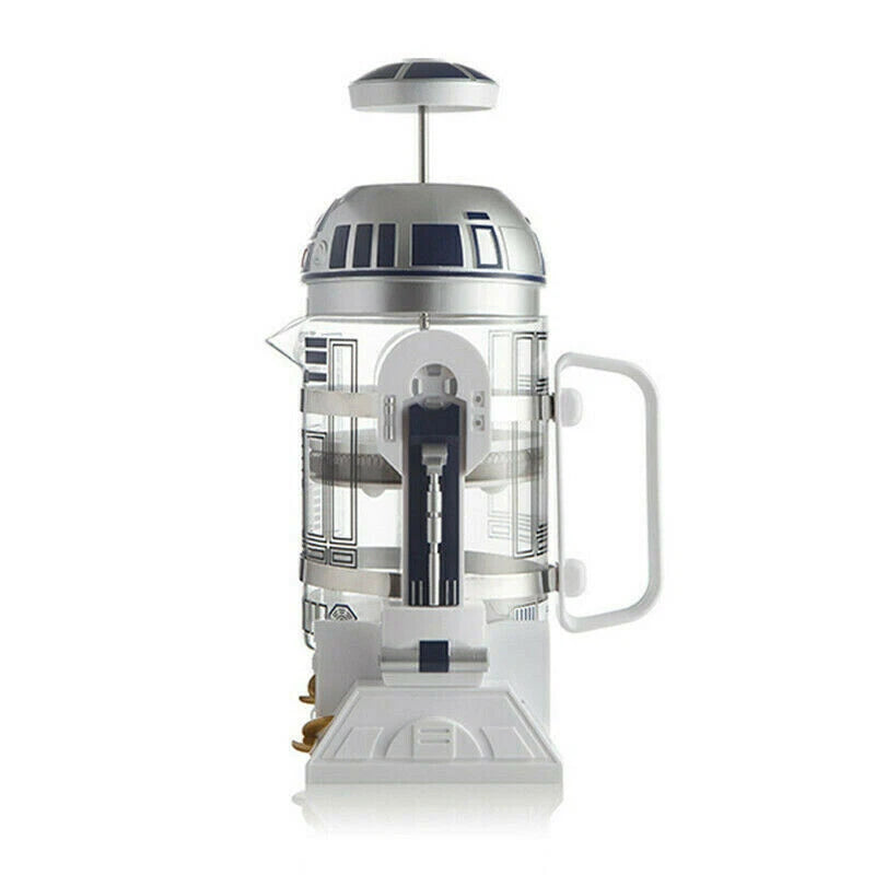 Star Wars R2-D2 Robot Manual Coffee Maker Home French Pressed coffee Machine 07FC0E-D4 - KOEEK
