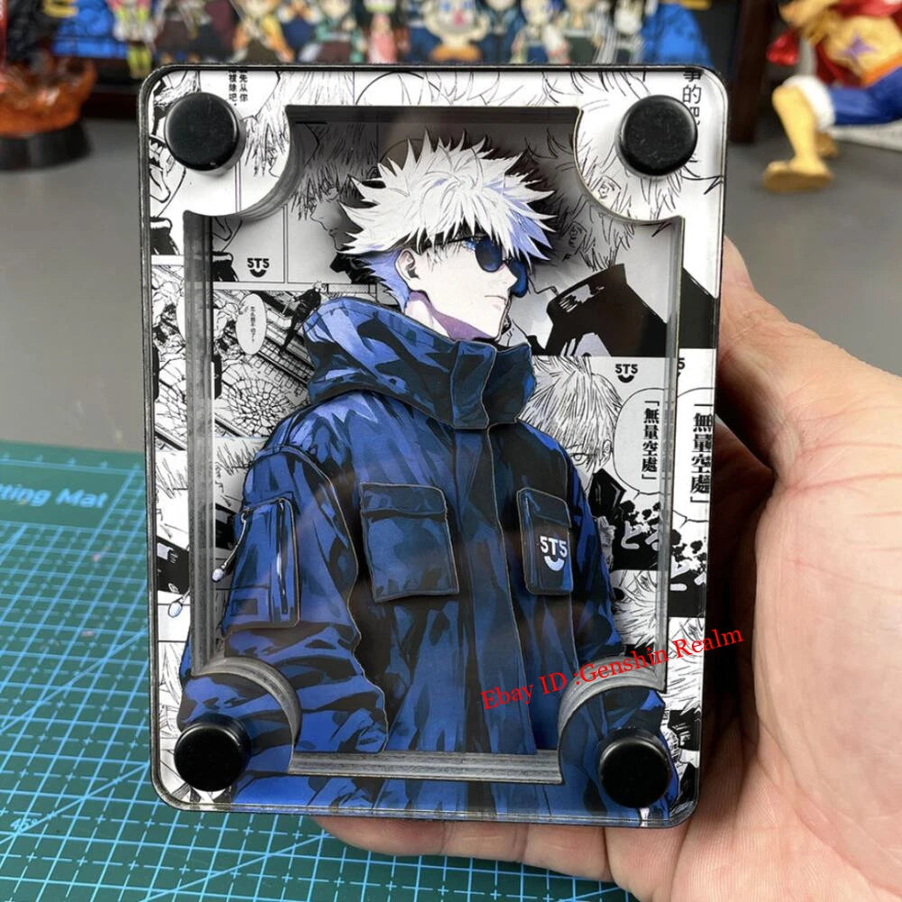 Anime Jujutsu Kaisen Gojo Satoru Acrylic Brick 3D Card Collection Decor Gift 07FC0E-D4 - KOEEK