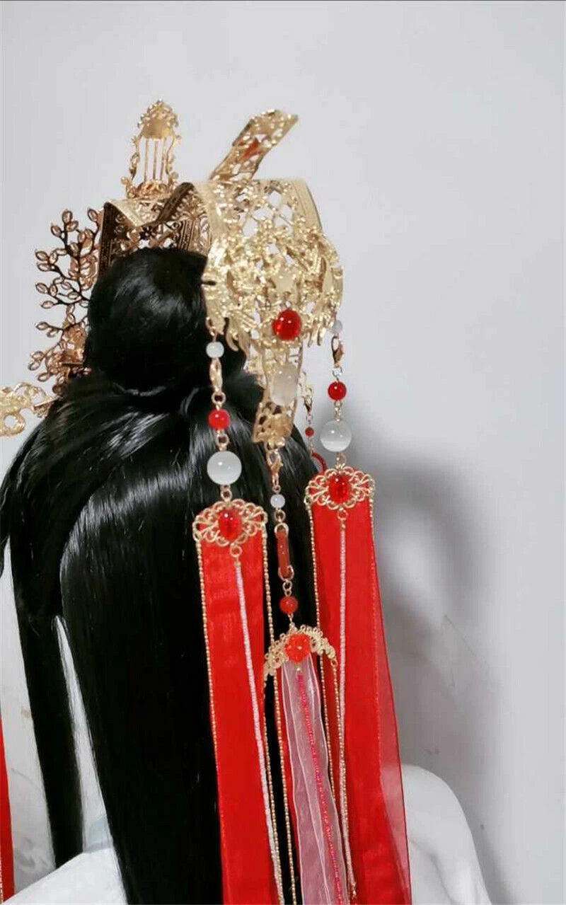 Tian Guan Ci Fu Xie Lian Cosplay Hair Accessories Headdress Hair Crown Stock 07FC0E-D4 - KOEEK