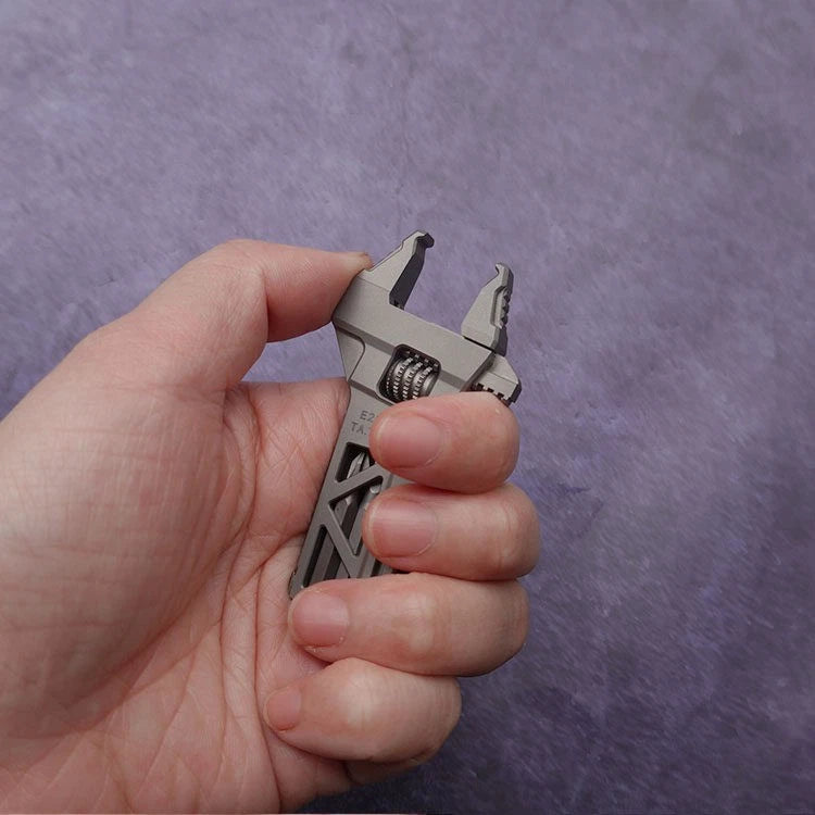 TC4 Titanium alloy Mini EDC Tool Wrench/Bottle opener/Screwdriver 07FC0E-D4 - KOEEK