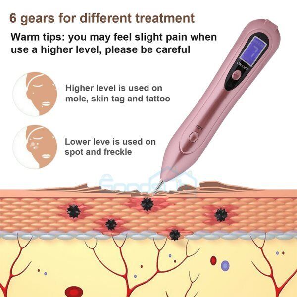 ny Laser Plasma Pen Hudmerke Føflekk Fregnefjerning Dark Spot Tatovering Vortefjernerpenn