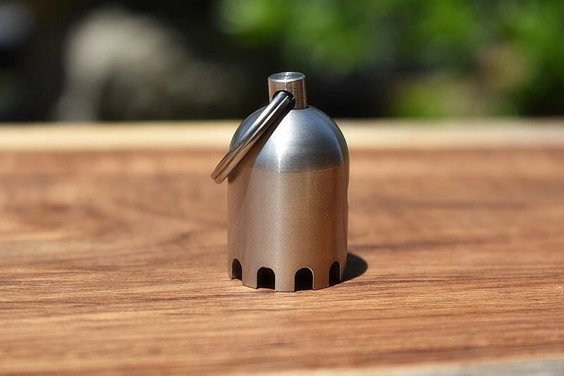 Stainless Steel Pendant Ghost Bell Wind Chime Knife Bead DIY Accessories EDC 07FC0E-D4 - KOEEK