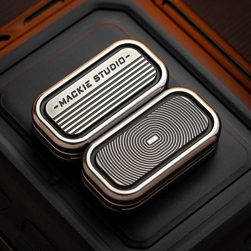Zirconium Fidget Slider Metal Push Card Hand Slider Stainless Stress Relief Toys 07FC0E-D4 - KOEEK