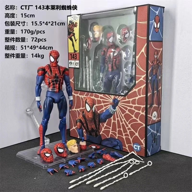 In Stock CT Toys MAFEX No.143 SPIDER-MAN Ben Reilly Comic Ver. 6in Action Figure 07FC0E-D4 - KOEEK