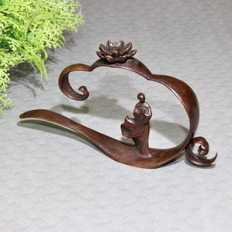 Chinese Zen Lotus Backflow Incense Burner Home Decor Cloud Aromatherapy Tea Art 07FC0E-D4 - KOEEK