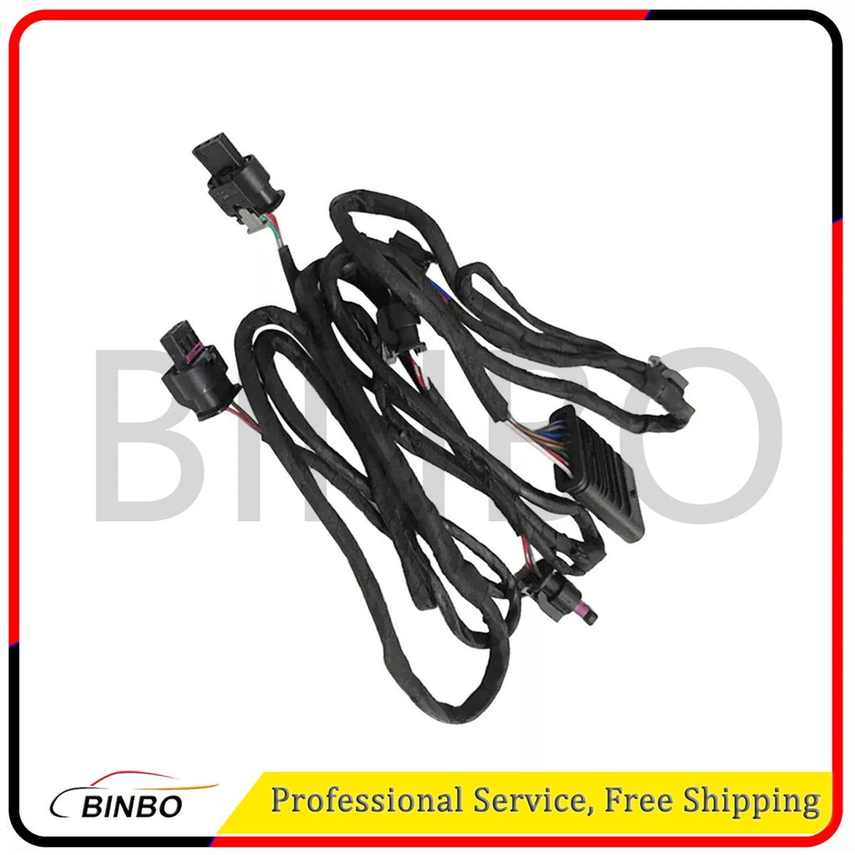 Front Bumper Parking Sensor Wiring Harness Black For A-Class W169 Replacement 07FC0E-D4 - KOEEK
