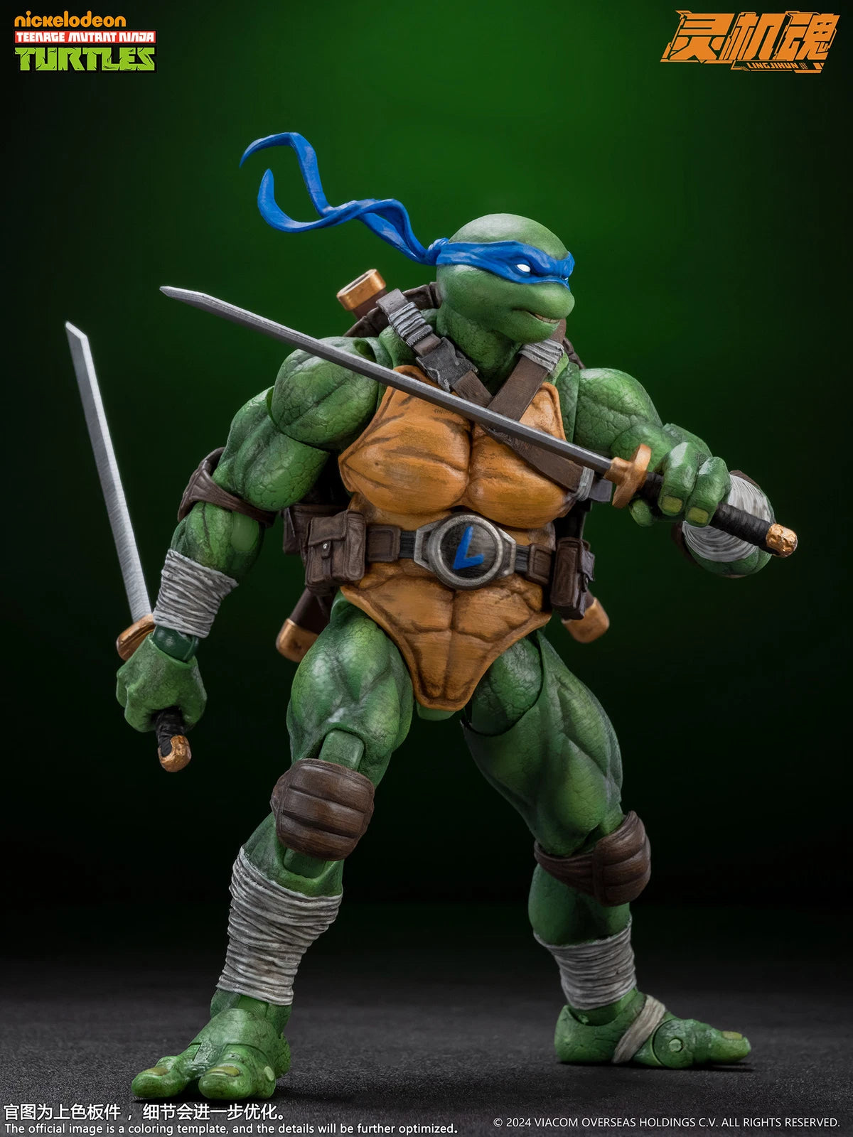 LingJiHun TMNT Leonardo Articulated Collectible Action Figure In Stock LINGJIHUN - KOEEK