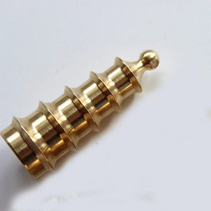 EDC Solid Brass Pagoda Keychain Pendants Bead Necklace Zipper Head Car DIY 07FC0E-D4 - KOEEK