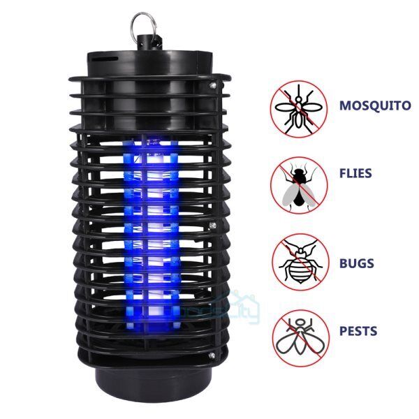 ny 1 ~ 4 STK Elektrisk Myg Insekt Zapper Fly Bug Killer Trap LED Lampe Skadedyrsbekæmpelse