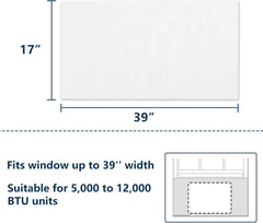 new Window Air Conditioner Surround Foam Insulation Panels,AC 39"W x 17"H, White 07FC0E-D4 - KOEEK