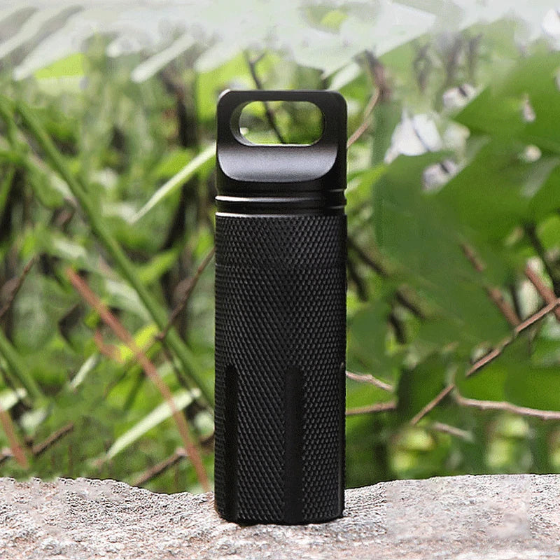 EDC Aluminium Alloy Waterproof Tank Large Capacity Sealed Outdoor Storage Box 07FC0E-D4 - KOEEK