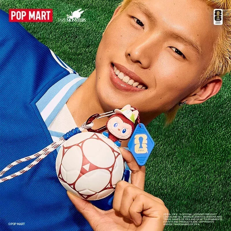 Authentic THE MONSTERS × FIFA Series Football-Shaped Mini Bag Pendant Blind Box 07FC0E-D4 - KOEEK