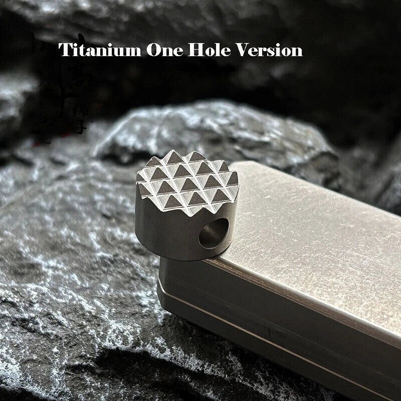 EDC Titanium Ultem PEI Knife Lanyard Bead Keychain Paracord Pendant Bracelet DIY 07FC0E-D4 - KOEEK