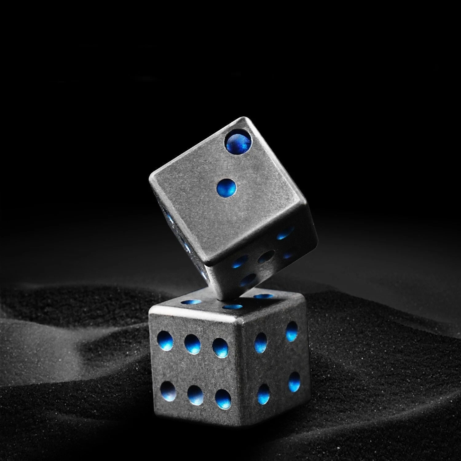 Titanium Alloy Toy Adult Dice Toy Entertainment Supplies Outdoor EDC Key Pendant 07FC0E-D4 - KOEEK