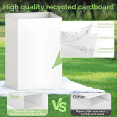 4-pack extra-large disposable trash cans,reusable portable trash cans,30 gallons 07FC0E-D4 - KOEEK