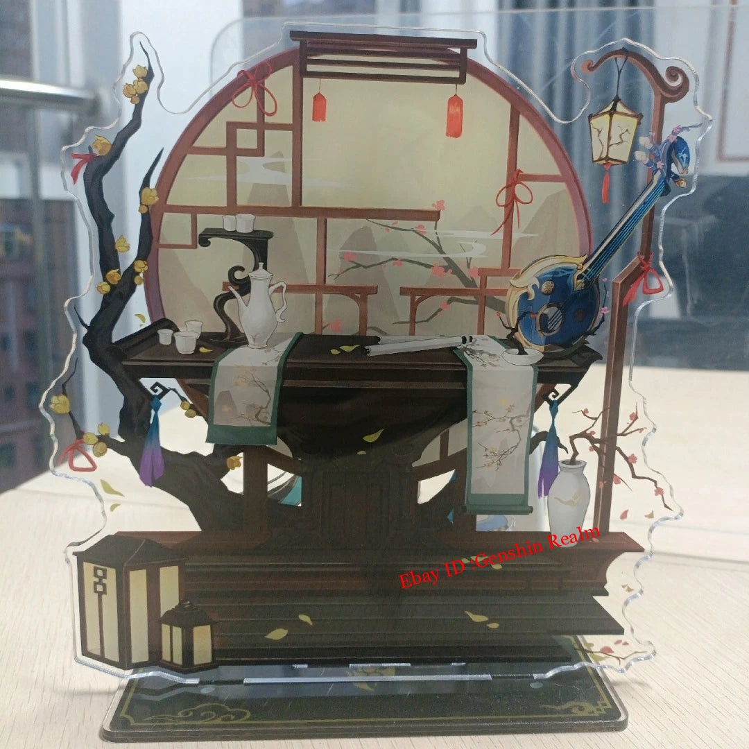 Anime Honkai: Star Rail Ruan Mei Acrylic Desktop Stand Figure Collection Decor 07FC0E-D4 - KOEEK