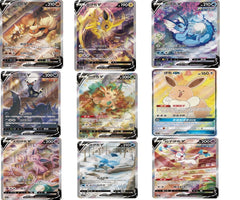 9Pcs IN STOCK Pokemon TCG S- Chinese Card Eeveelution V Alt Art 07FC0E-D4 - KOEEK