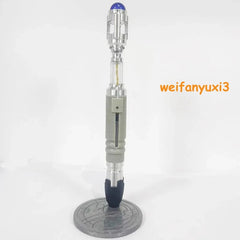 Replica Doctor Who Master 10th Metal Sonic Screwdriver Scalable LED Prop Gift 07FC0E-D4 - KOEEK