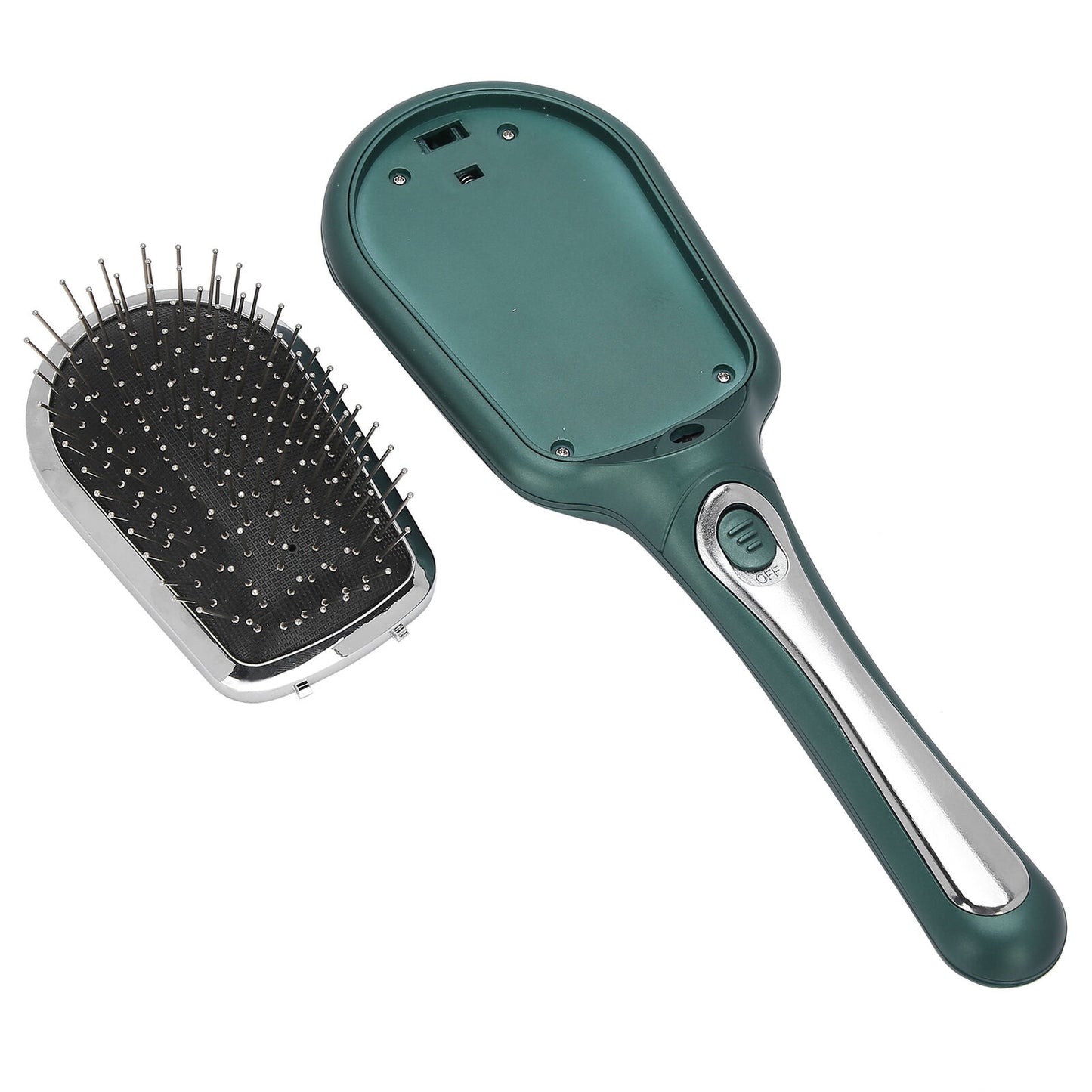 new Electric Negative Ion Massage Comb Therapy Scalp Massage Brush(Emerald ) HGF koeek - KOEEK