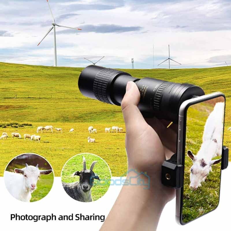 High Power 10-300X40mm Monocular Binoculars with Tripod