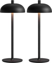Cordless LED 12” Small Table Lamp (Set of 2), Modern Portable Table Lamps 07FC0E-D4 - KOEEK