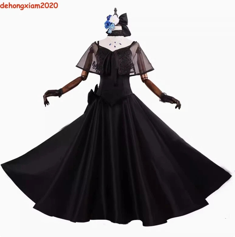 Fate Grand Order Jeanne d'Arc Cosplay Costume Black Dress Women Girl Outfit 07FC0E-D4 - KOEEK