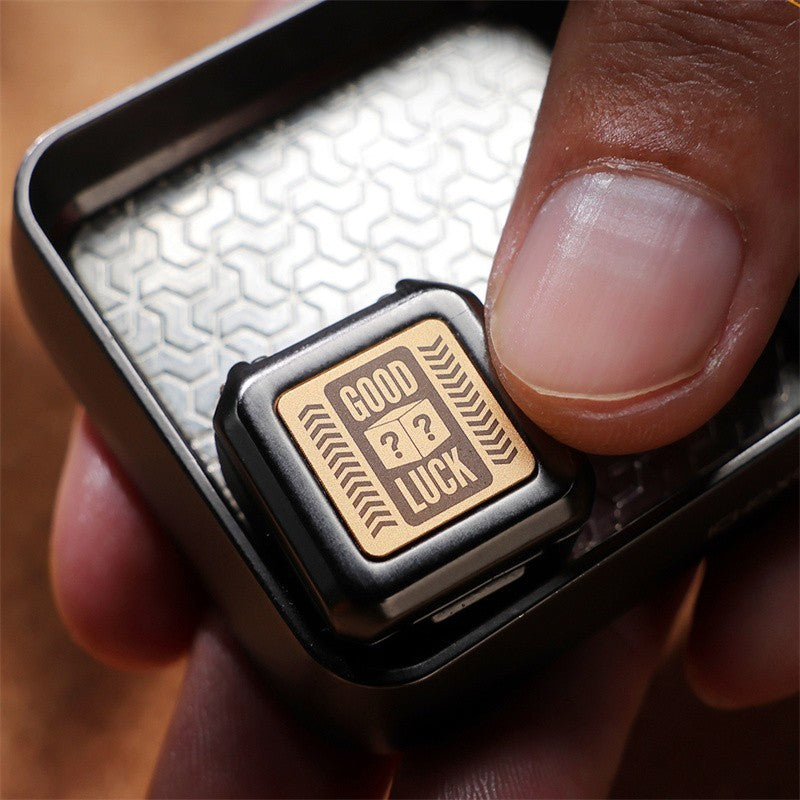 Novel Mysterious Little Box EDC Fidget Stylish Metal Mechanical Relaxation Toy 07FC0E-D4 - KOEEK