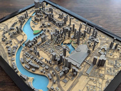 City Skyline/City Model 3D Printed Dubai/Vancouver/Melbourne/London/USA 07FC0E-D4 - KOEEK