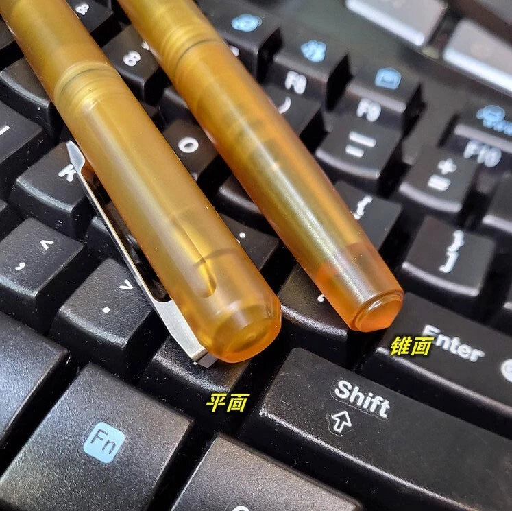 Imported PEI Titanium Alloy Schmidt Nib Fountain Pen Pocket Signature PenEDC 07FC0E-D4 - KOEEK