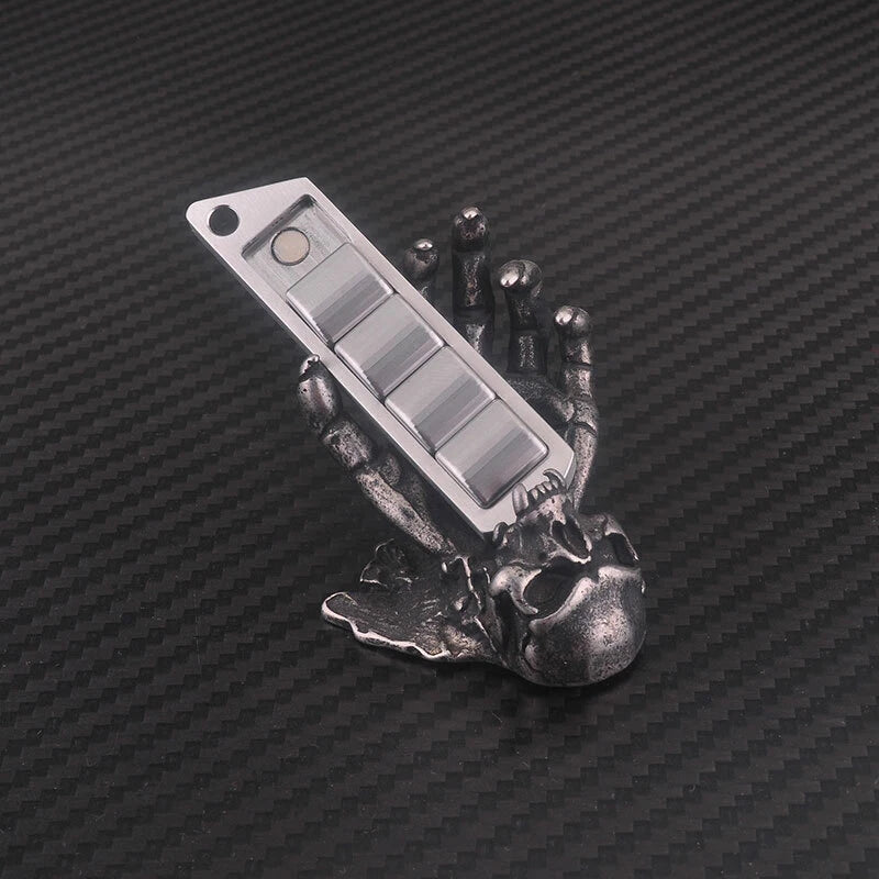 Pocket Click Clicker Magnetic Push Card Hand Fidget decompression Interest EDC 07FC0E-D4 - KOEEK