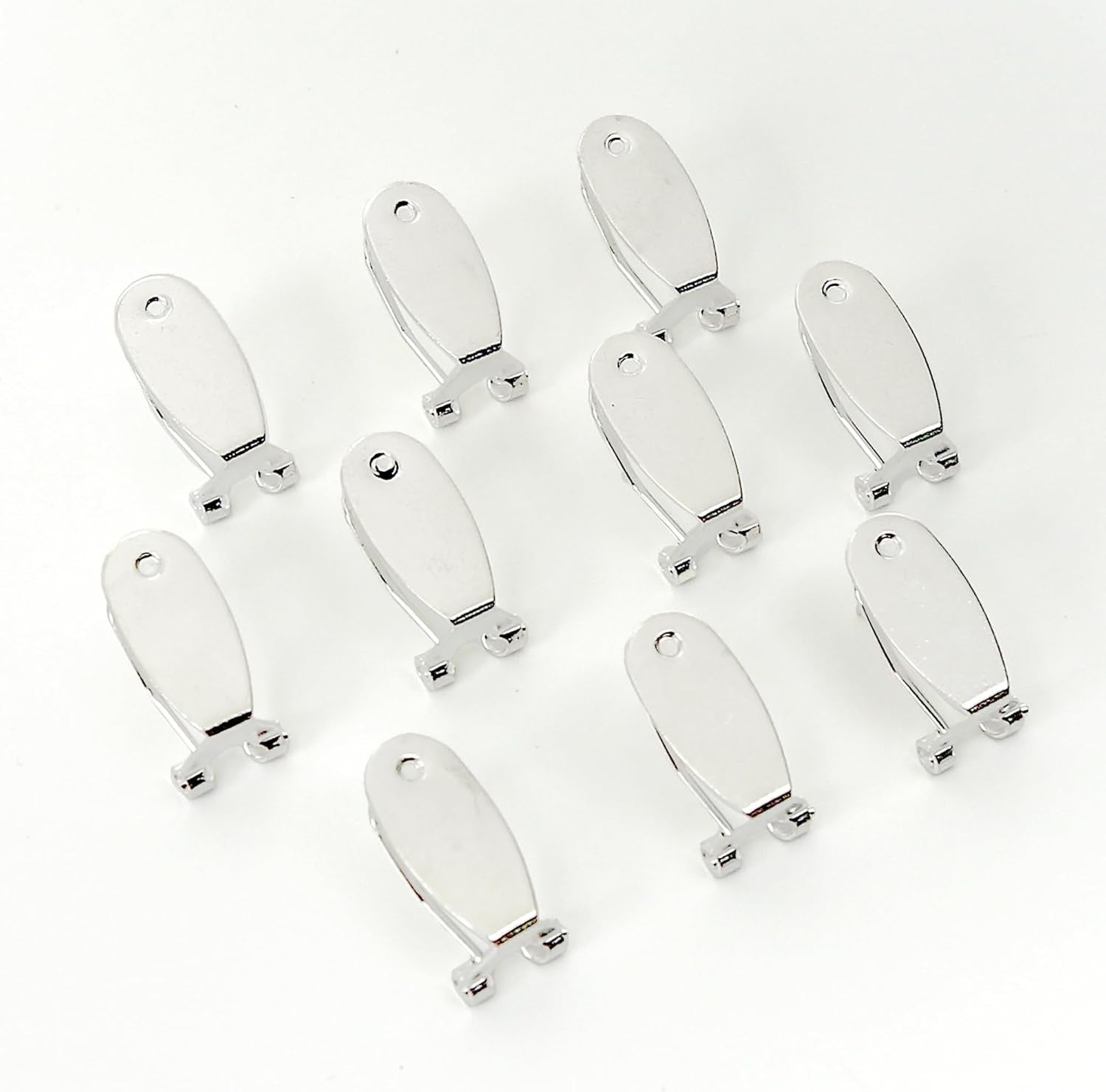 new Silver Fingernail Earring Post for Native American 10