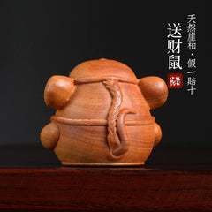 Rat Zodiac Rat Desktop Tea Pet Decorative Small Settee Piece Handicraft 07FC0E-D4 - KOEEK