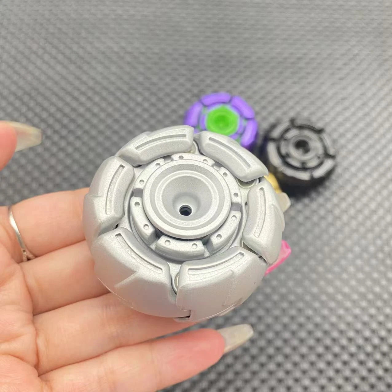 EDC Deformation Mecha Fidget Hand Spinner Alloy Stress Relief Fingertip Gyro Toy 07FC0E-D4 - KOEEK