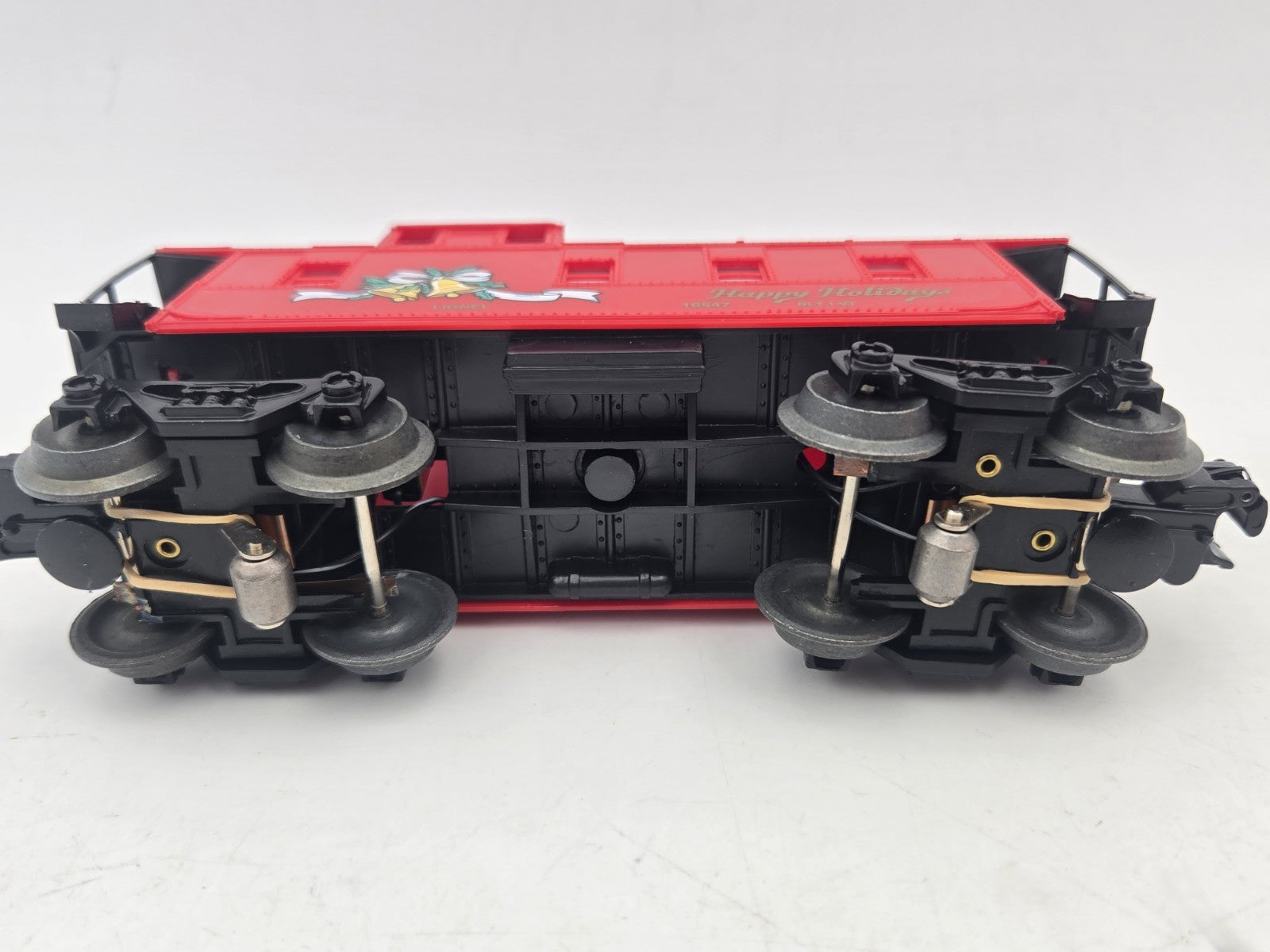 Lionel 6-16547 Christmas LIGHTED Square Window Caboose -  - TESTED! O Gauge LIONEL - KOEEK