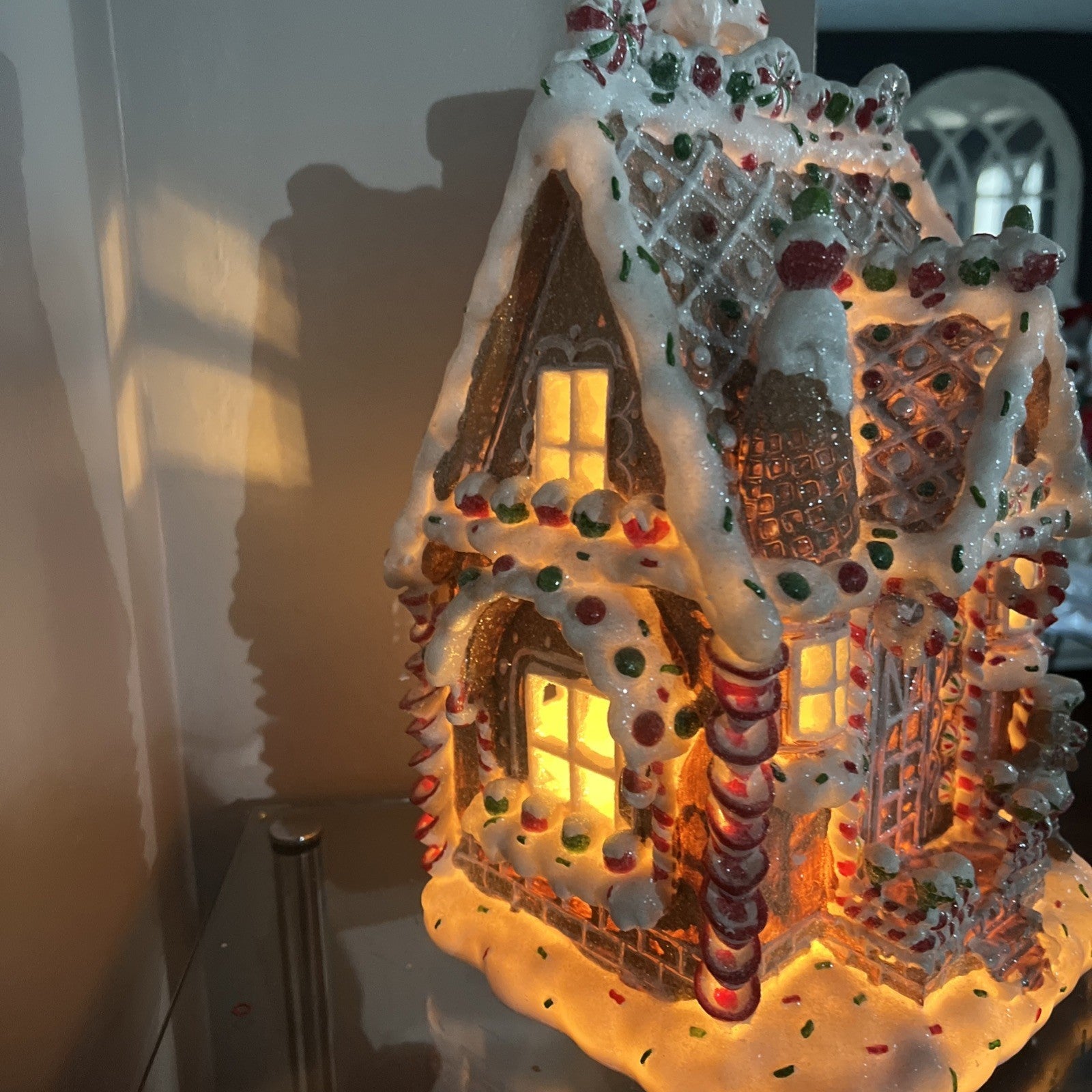 Cracker Barrel 13” Gingerbread House Accent Light Christmas W/Box CRACKER BARREL - KOEEK
