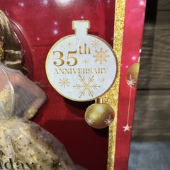 Barbie 13" Signature 2023 Holiday Doll Golden Gown, Light Brown Hair BARBIE - KOEEK