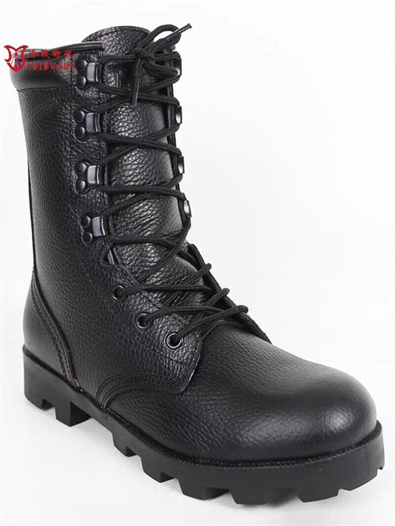 Russian DPR Men Motorcycle Combat Boots Military Boots Ankle Leather Shoes Boots 07FC0E-D4 - KOEEK