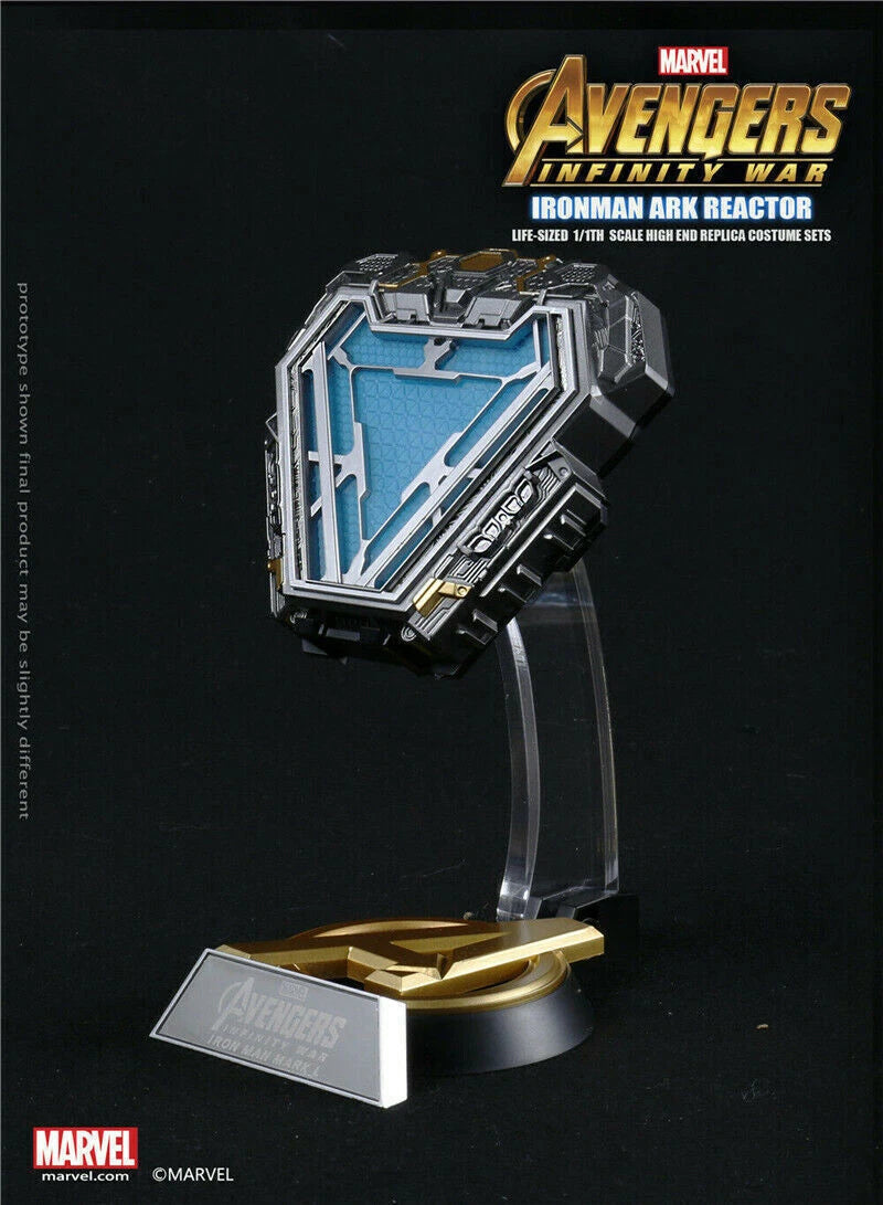 Replica Marvel Iron Man Arc Reactor MK50 Model Mark L 1:1 Cosplay Prop Gift 07FC0E-D4 - KOEEK