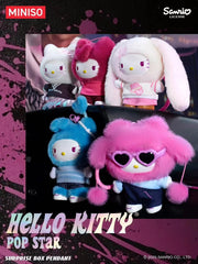 Miniso Hello Kitty Pop Star Series Plush Confirmed  Blind Box Figure Gift Toy 07FC0E-D4 - KOEEK