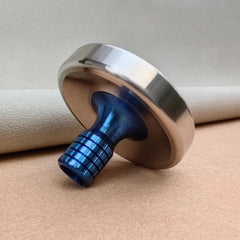 Titanium Handle Stainless Steel Spinning Top Ceramic Bead EDC Fidget Spinner Toy 07FC0E-D4 - KOEEK