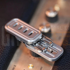 EDC Titanium Alloy Push Slider Mechanical Intensive Toy Decompression Tools Gift 07FC0E-D4 - KOEEK