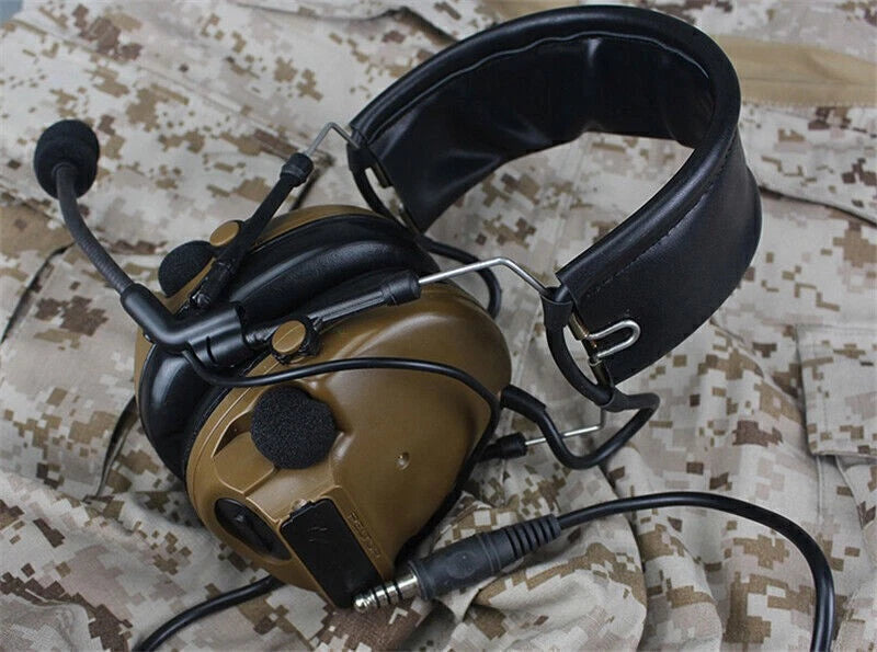 C3 Comtac III Headset for TCA PRC148 152 Noise Reduction MBITR Headset TCA - KOEEK