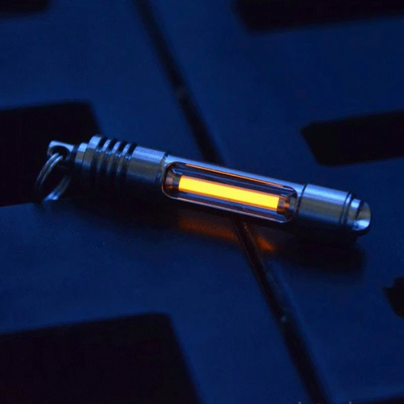 1pc 3x22.5mm Glass Tube Night Luminous 25 Years Lamp Tube w/ Titanium Enclosure 07FC0E-D4 - KOEEK