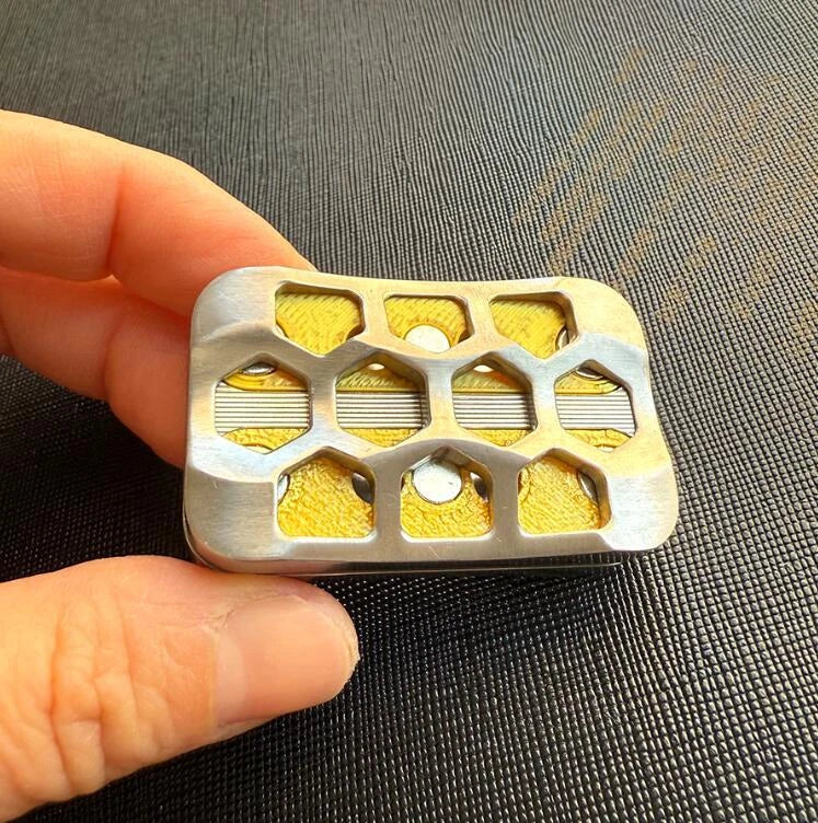 Honeycomb Magic of the Night EDC Fidget Slider Fun Haptic Slider Stress Relief 07FC0E-D4 - KOEEK
