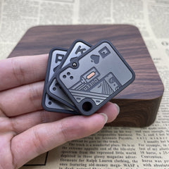 Poker Card LAUTIE 3.0 AAA AKQ Fidget Slider Zirconium EDC Stress Relief Toy Gift 07FC0E-D4 - KOEEK