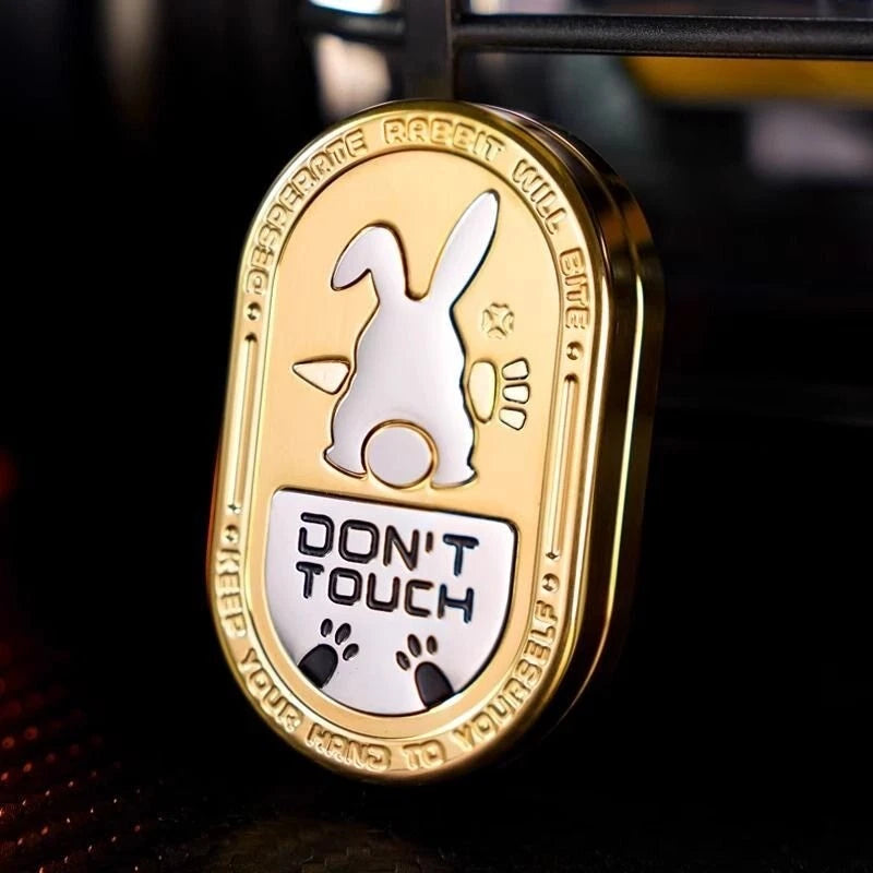 Metal EDC Fidget Slider Cartoon Rabbit Stress Relief Toy for ADHD Gifts for Men 07FC0E-D4 - KOEEK