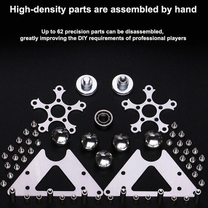 Fidget Spinner Metal Adult Kids Anti-stress Top Gyroscope Stress Reliever Toys 07FC0E-D4 - KOEEK