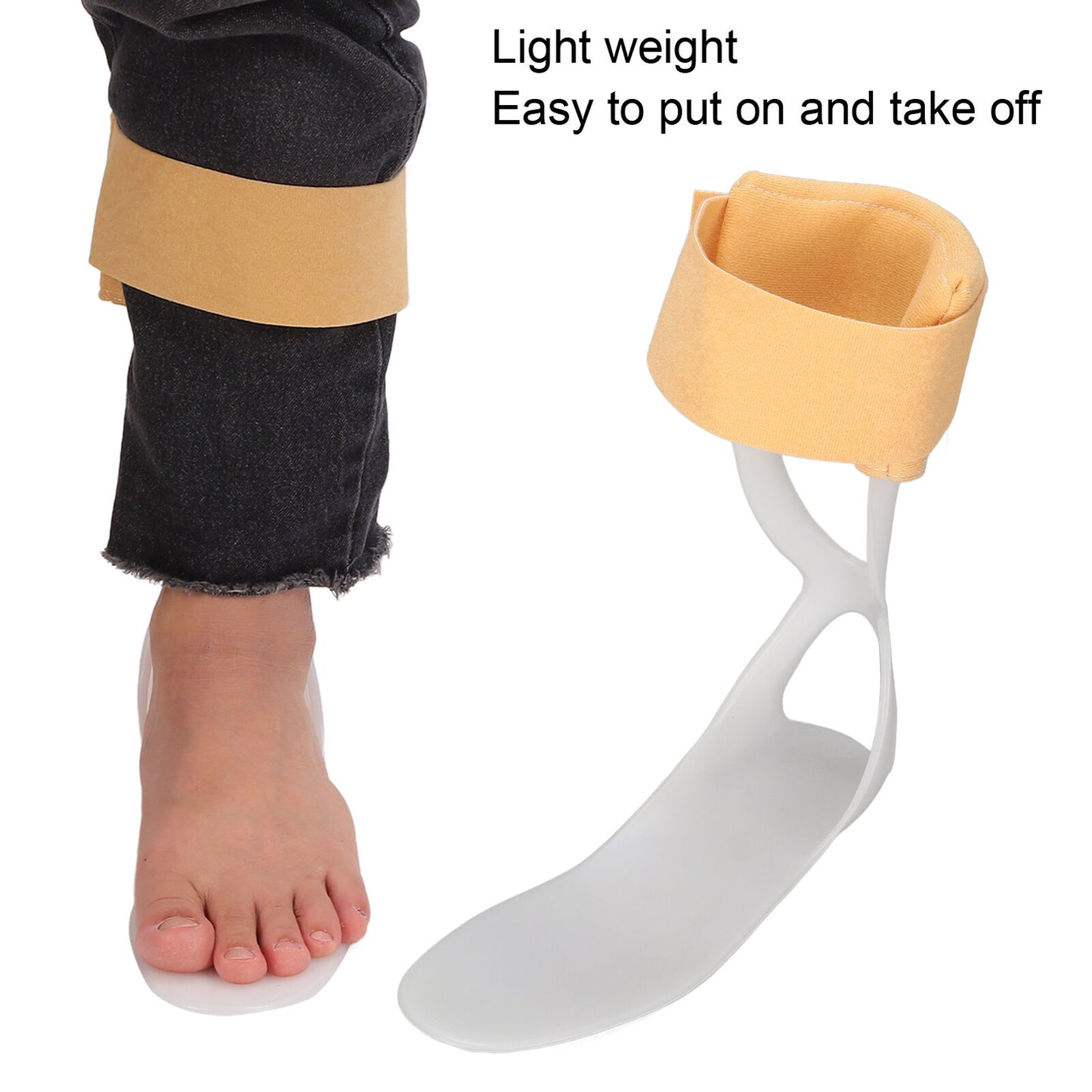 new Drop Brace Low Arch Half Palm Thin Weight Ankle Orthosis Correction (Left L) HGF koeek - KOEEK