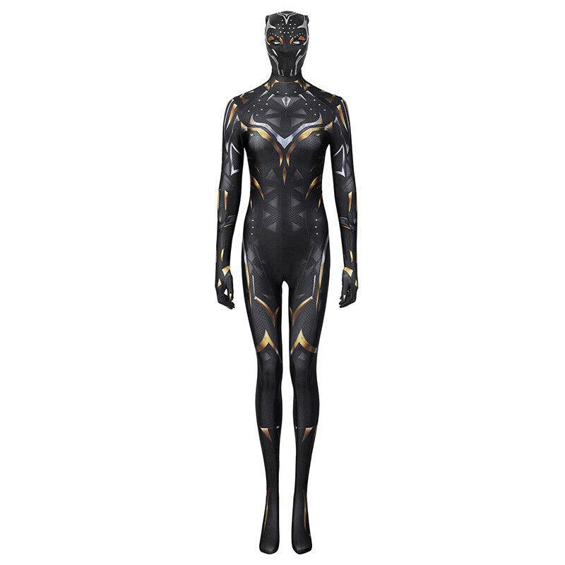Black Panther2 Wakanda Forever Shuri Cosplay Costume Jumpsuits With Mask  Set 07FC0E-D4 - KOEEK